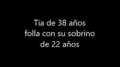 Me follo a mi tia real