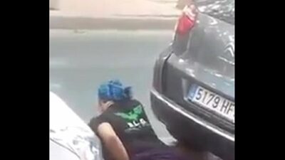 Porno torbe pilladas en la calle
