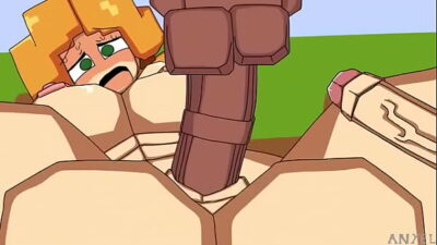 Minecraft alex y steve