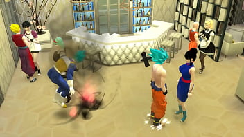 Gohan niño y bulma