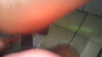 En el baño casero